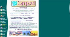 Desktop Screenshot of campbellcruises-tours.com