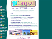 Tablet Screenshot of campbellcruises-tours.com